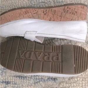 White Prada Prada platforms